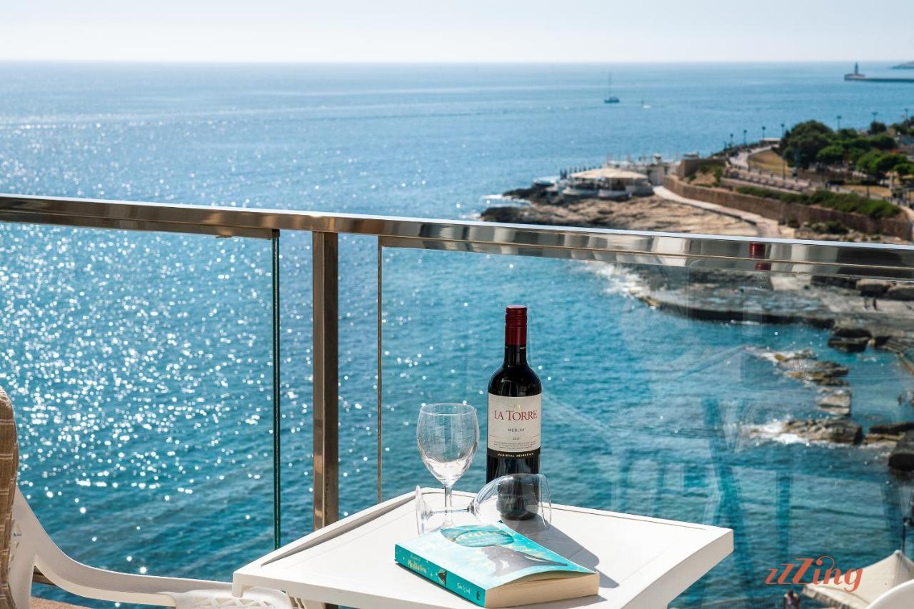 Scenic Seafront Duplex Apartment In Sliema Zewnętrze zdjęcie