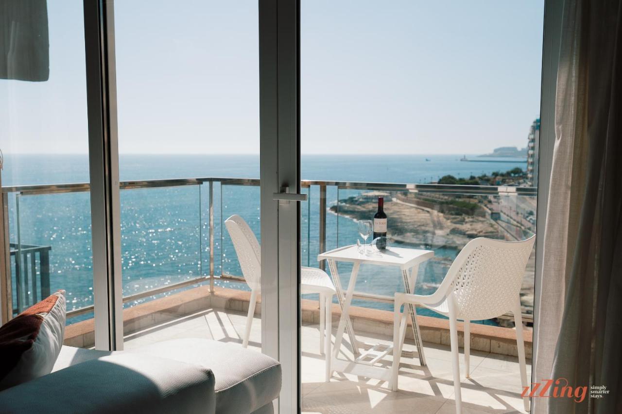 Scenic Seafront Duplex Apartment In Sliema Zewnętrze zdjęcie